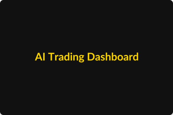 AI trading system interface